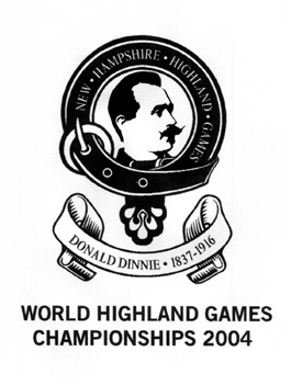 New Hampshire Highland Games 2004 - Donald Dinnie the 1st member of their new Hall of Fame